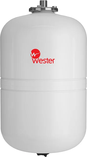 Белый мембранный бак Wester WDV 24 для горячего водоснабжения